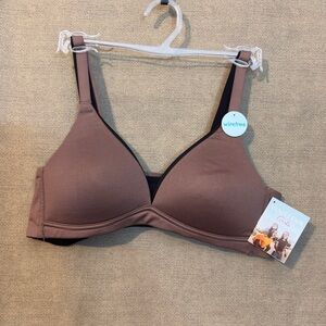 Vanity Fair Teens Wirefree Tan & Black Bra